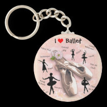 I love Ballet keychains