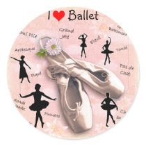 I love Ballet Stickers