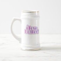 I Love Ballet T-shirts and Gifts Coffee Mugs