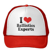 I Love Ballistics Experts Hat