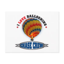 I Love Ballooning Chase Crew postcards