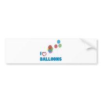 i love balloons bumper stickers