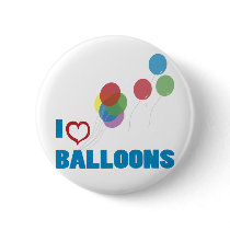 i love balloons buttons