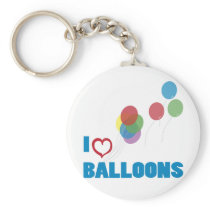 i love balloons keychains