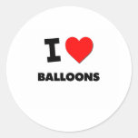 I Love Balloons Sticker