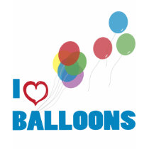 i love balloons t-shirts