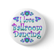 I Love Ballroom Dancing Buttons