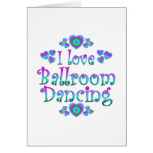 I Love Ballroom Dancing Cards