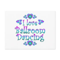 I Love Ballroom Dancing Postcards