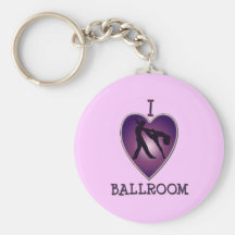 I LOVE BALLROOM KEY CHAINS