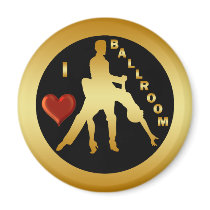 I LOVE BALLROOM MAGNET