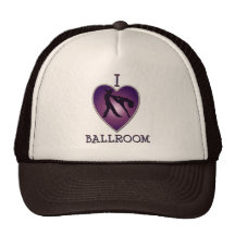 I LOVE BALLROOM MESH HATS