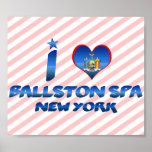I love Ballston Spa, New York Poster