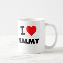 I Love Balmy Coffee Mugs