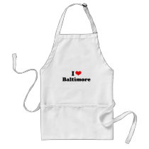 I LOVE BALTIMORE APRON