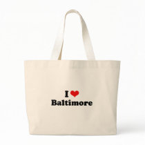 I LOVE BALTIMORE TOTE BAGS