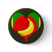 I Love Banana Republic Pinback Buttons