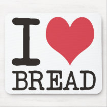 I Love Bananas - Apples - Bread Products & Designs Mousepad