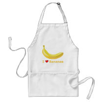 I Love Bananas Aprons