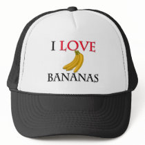 I Love Bananas hats