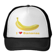 I Love Bananas Hat
