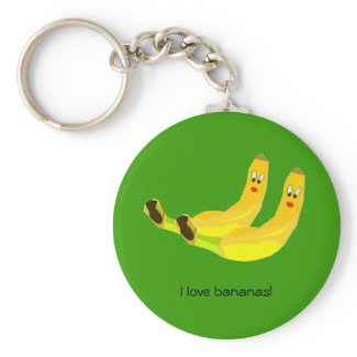 I love Bananas Keychain keychain