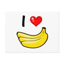 I Love Bananas Postcards