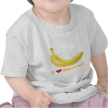 I Love Bananas t-shirts