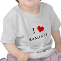 I Love Bananas t-shirts