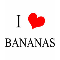 I Love Bananas t-shirts