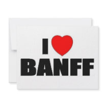 I Love Banff invitations