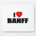 I Love Banff Mousepads