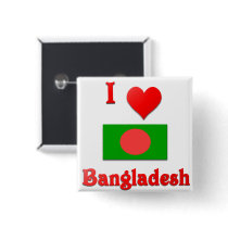 I Love Bangladesh Pin