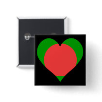I Love Bangladesh Heart Buttons
