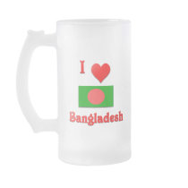 I Love Bangladesh Mugs