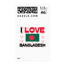 I Love Bangladesh Stamp