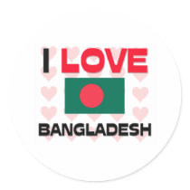 I Love Bangladesh stickers by tshirtshirts I Love Bangladesh stickers