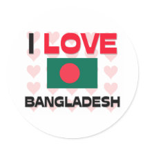 I Love Bangladesh stickers by tshirtshirts I Love Bangladesh stickers