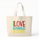 I Love Banned Books Tote bags by mirus1019 I Love Banned Books Tote bags