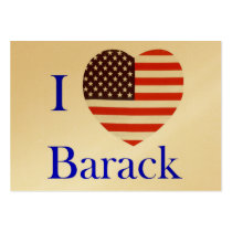 I Love Barack Business Card