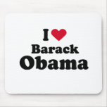 I Love Barack Obama Mouse Mat
