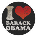I love Barack Obama sticker by clonecire I love Barack Obama sticker