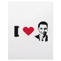 I Love Barack Obama T-shirt letterhead