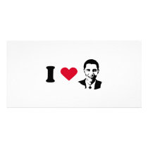 I Love Barack Obama T-shirt photo cards by obamashirts I Love Barack Obama T-shirt photo cards