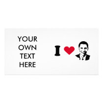 I Love Barack Obama T-shirt photo cards by obamashirts I Love Barack Obama T-shirt photo cards
