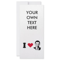 I Love Barack Obama T-shirt rack cards