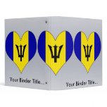 I Love Barbados Vinyl Binder