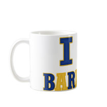 I Love Barbados Heart Flag Design Mug
