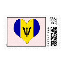 I Love Barbados Stamps