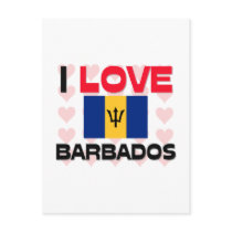 I Love Barbados postcards by tshirtshirts I Love Barbados postcards